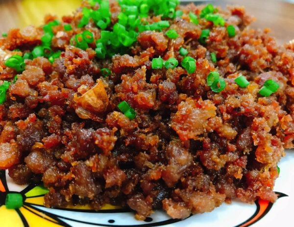 Thịt chưng mắm tép ngon đậm vị